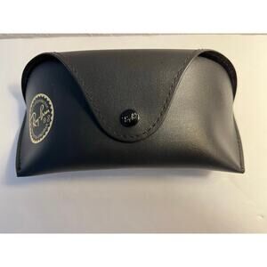 Ray Ban by Luxottica Black Sunglasses Case Only Belt Loop/Snap Closure